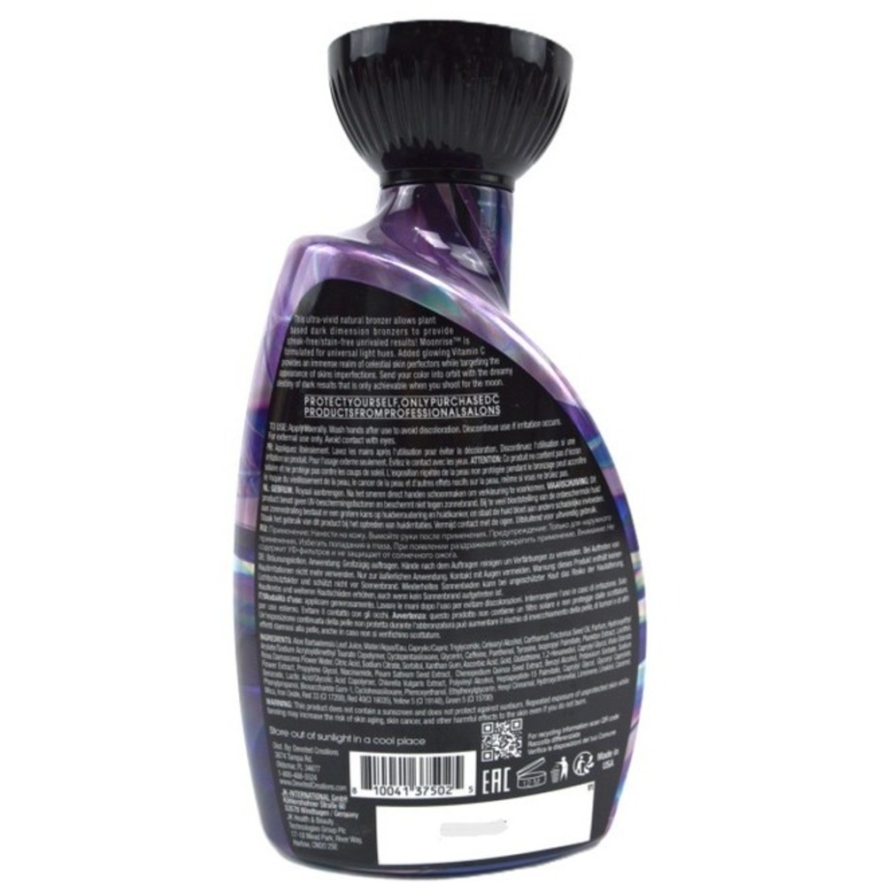 Devoted Creations Moonrise Ultra Vivid Natural Bronzer Tanning Lotion 13.5 oz - Picture 2 of 4
